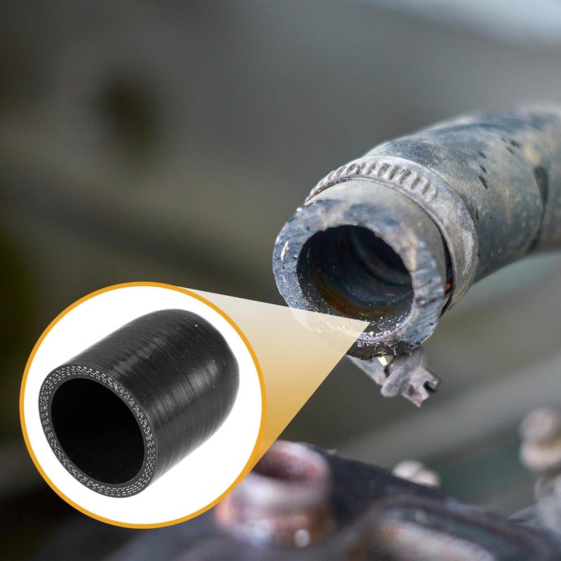 Partuto 1Pc 40mm 1.57" ID Universal Silicone Coolant Cap Intake Vacuum Hose End Plug - Car for Coolant Heater Bypass Vacuum Water Port - Silicone Black - Image 3